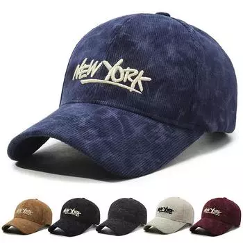 Осенне-зимняя вельветовая бейсболка женская зимняя утепленная кепка парная кепка мужская кепка с вышитыми буквами красный