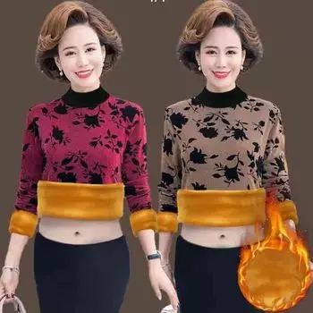 Осенне-зимняя высококачественная универсальная бархатная толстая рубашка с высоким воротником, женская внутренняя куртка XXXXL