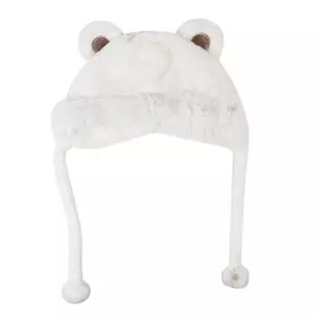 Осенне-зимняя защитная шапка для ушей, утолщенная плюшевая ветрозащитная шапка с помпонами, модные зимние теплые пушистые шапки-пуловеры One Size