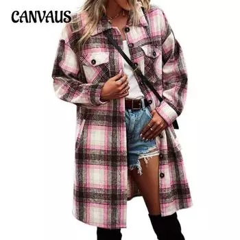 Осенне-зимняя женская блузка больших размеров с длинным рукавом и курткой S чёрный