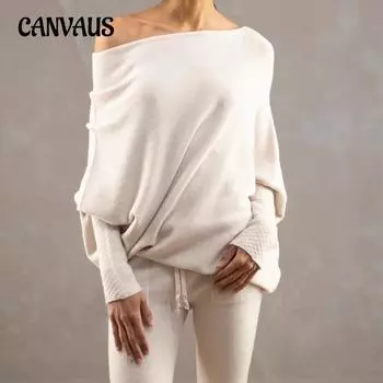 Осенне-зимняя женская блузка, однотонная, с круглым вырезом, длинными рукавами, комфортная, темпераментная, трикотажная, плиссированная, пуловер-топ