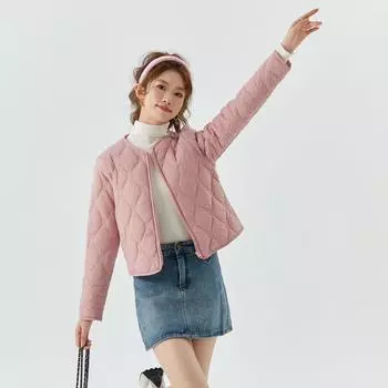 Осенне-зимняя женская хлопковая одежда, женские модели, модные вышитые хлопковые топы, женская короткая одежда для мам из хлопка, модная, теплая и комфортная 2325 M