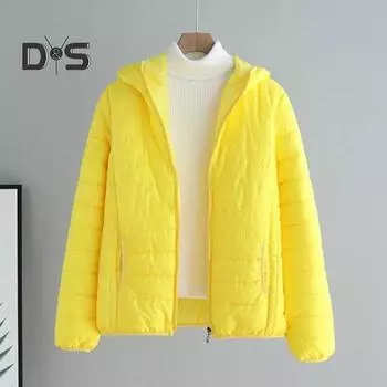 Осенне-зимняя женская куртка с толстой подкладкой, теплая ветрозащитная мягкая застежка-молния, свободный кардиган с капюшоном, женское пуховое пальто с длинными рукавами 3XL розы красного