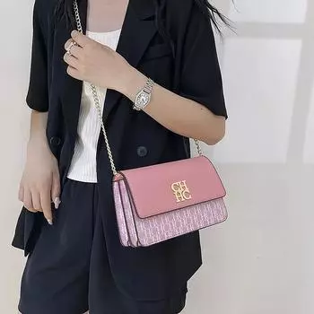 Осенне-зимняя женская модная сумка для мобильного телефона с цепочкой, модная универсальная сумка-мессенджер через плечо с простым квадратным дизайном