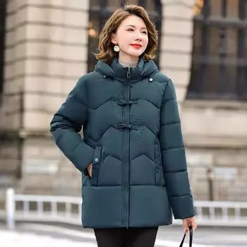 Осенне-зимняя женская одежда среднего возраста больших размеров, свободная, удобная, с подкладкой, утолщенная, с короткой молнией, тонкая, с капюшоном, теплая верхняя одежда 5XL