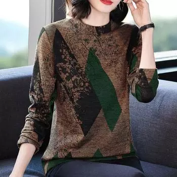 Осенне-зимняя женская стеганая футболка женская теплая полуводолазка нижняя рубашка большой размер тонкий пуловер топы XXXXXL зелёный