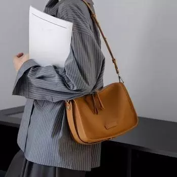 Осенне-зимняя женская сумка подмышкой Женская сумка премиум-класса Touch через плечо Кожаная женская сумка через плечо с крайней плотью Width 23 * Height 18 * Thick 10CM