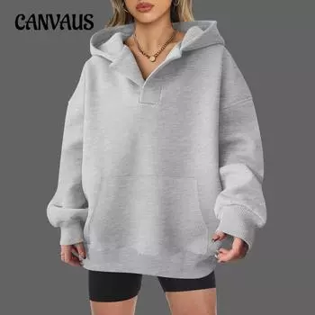 Осенне-зимняя женская толстовка большого размера с длинным рукавом S чёрный