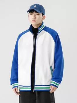 Осеннее и зимнее пальто, мужская бархатная теплая мужская куртка, модная флисовая куртка с вышивкой, куртка с длинными рукавами M