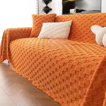 Осеннее и зимнее полотенце для дивана, полное покрытие, зимний плюшевый утолщенный нескользящий чехол для дивана, высококачественное нецарапающееся полотенце для дивана 180*130CM
