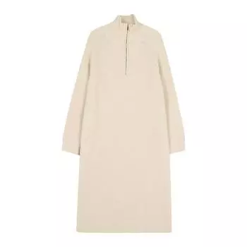 Осеннее и зимнее женское платье-свитер «Ленивый ветер» над коленом в длинной части отворота. Свободное платье-свитер. Трикотажное платье с внутренним низом. One Size серый