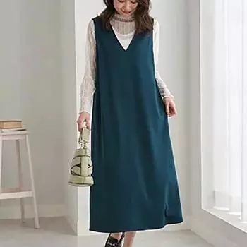 Осеннее новое платье-жилет без рукавов с V-образным вырезом, женское однотонное длинное платье M темно-серого