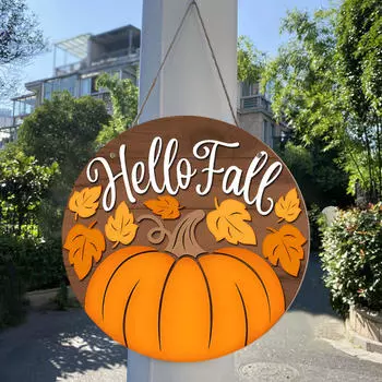 Осеннее подвесное украшение для подвешивания, универсальное для офиса, входной двери, стены Style A