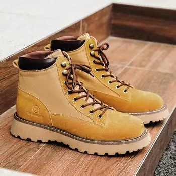 Осенние ботинки Martin, ботинки для пар из ревеня, ретро-ботинки Martin, модные мужские ботинки, кожаные ботинки с оснасткой, женские ботинки 38 песочный