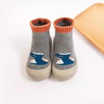 Осенние детские носки, обувь, детская обувь для ходьбы, мягкая подошва, удобная обувь для пола 11.5cm