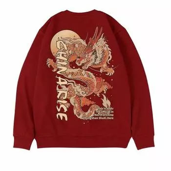 Осенние футболки с длинным рукавом для мужчин 3D-принт толстовки мужская одежда американские хип-хоп топы свободные свободные толстовки пуловеры S
