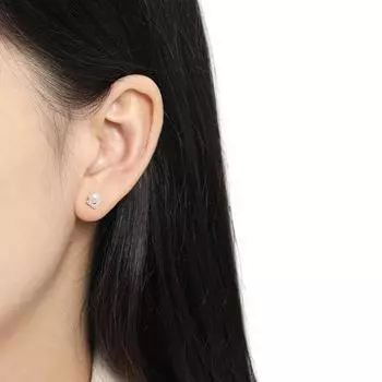 Осенние и зимние английские серьги с V-образным жемчугом в форме треугольника с бриллиантами, мини-серьги в стиле ретро с ароматом, жемчужные серьги Tassue