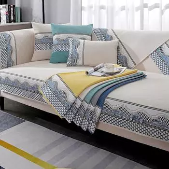 Осенние и зимние диванные подушки, простые цветные вельветовые диванные подушки для гостиной, четырехсезонный универсальный плюшевый чехол для дивана, ткань 70*70