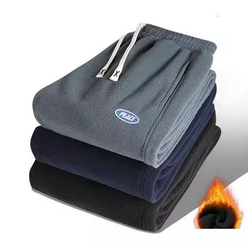 Осенние и зимние длинные брюки из бархата для мужчин, повседневные укороченные брюки из бархата, спортивные брюки с завязками на щиколотке, брюки больших размеров 6XL чёрный