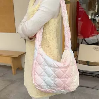 Осенние и зимние модели постепенно меняются облака пузырьковые складки сумка через плечо сумка для покупок сумка-мессенджер жилет сумка