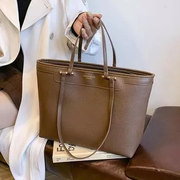 Осенние и зимние новые стили ПУ большой емкости высококачественные роскошные сумки через плечо и сумки