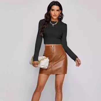 Осенние и зимние новые топы, вязаные свитера, облегающая сексуальная женская одежда XS белый