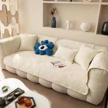 Осенние и зимние плюшевые диванные подушки, теплый противоскользящий чехол для дивана, подушки для сидений, четырехсезонные подушки для сидения дивана 70*70cm