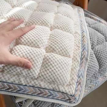 Осенние и зимние плюшевые утолщенные подушки, нескользящие подушки для стула, подушки для обеденного стула, простые современные офисные подушки 45*45cm