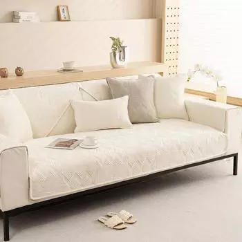 Осенние и зимние подушки для дивана, плюшевые чехлы для диванов, зимние утолщенные теплые современные простые нескользящие чехлы для спинки 70*70cm