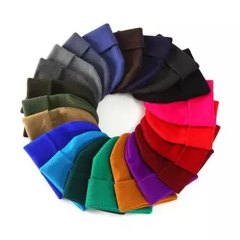 Осенние и зимние шапки Детские вязаные шапки Легкие теплые шапки Теплые защитные наушники Вязаные шапки Однотонные модные шапки 1 хаки