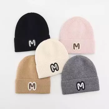 Осенние и зимние шапки женские плюшевые новые вязаные шапки универсальные теплые ухозащитные утолщенные модные One size хаки