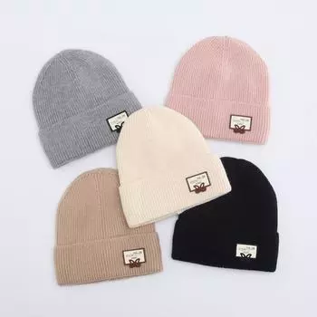 Осенние и зимние вязаные шапки женские и мужские теплые и универсальные модные шерстяные шапки повседневные защитные наушники холодные шапки с начесом толстые шапки One Size хаки