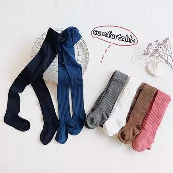 Осенние колготки для девочек, темпераментные детские леггинсы в западном стиле XL