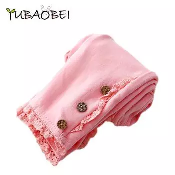 Осенние леггинсы для маленьких девочек, детские однотонные хлопковые брюки, штаны для танцев, детская одежда 2t белый