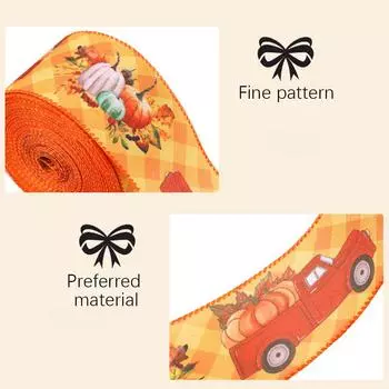 Осенние миксы тыквы проволочная лента осенняя тематическая проволочная лента для венка своими руками