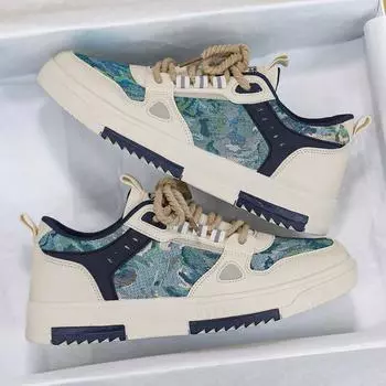 Осенние мужские повседневные туфли для крикета, модные трендовые кроссовки, прогулочная обувь для скейтборда для мальчиков, молодежная обувь для доски в стиле ретро 41