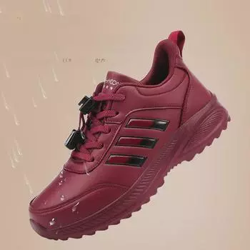 Осенние мужские водонепроницаемые кожаные ботинки для ходьбы для пожилых людей - легкие и теплые (Модель А555) 39