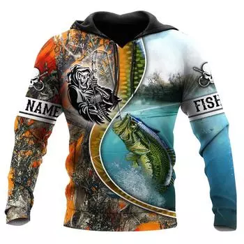 Осенние новые 3D цифровые принты Air Layer Animal Hoodies Men Sport Casual Fashion No Velvet Added Hooded Sweeper L
