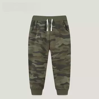 Осенние новые детские камуфляжные спортивные брюки с карманами - модные брюки в европейском и американском стиле для детей 2 Years (90cm)