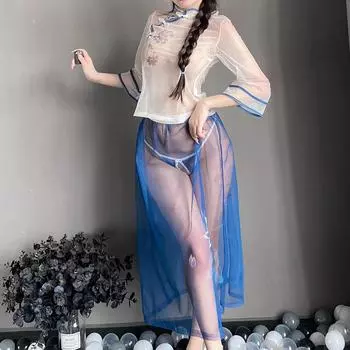 Осенние новые китайские сексуальные экзотические костюмы женские свадебные медовые месяцы нижнее белье косплей женщины One Size