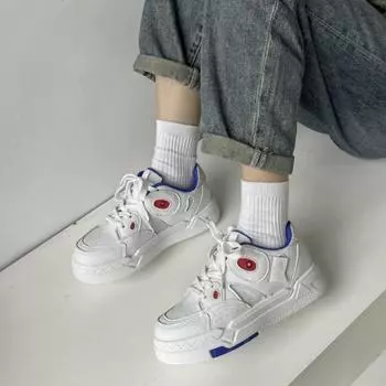 Осенние новые кроссовки с перекрестными ремешками и неглубоким воротом, дышащие, удобные, модные, женские, на плоской подошве, износостойкие, повседневные, для бега 35