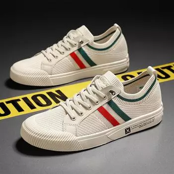 Осенние новые мужские кроссовки из дышащей парусиновой ткани, повседневная обувь, дизайнерские мужские мокасины, туфли на плоской подошве для прогулок на открытом воздухе, теннисные туфли Zapatillas Hombre 39 бежевый