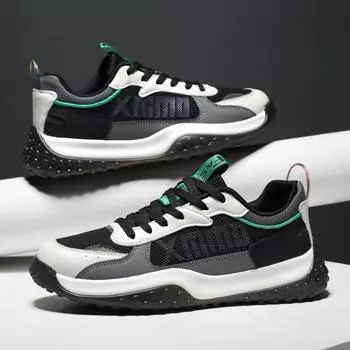 Осенние новые мужские персонализированные кроссовки для бега, корейская версия, модная универсальная модная уличная повседневная обувь для студентов, беговая 39