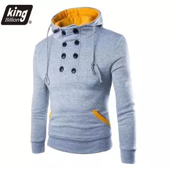 Осенние новые мужские толстовки с капюшоном на молнии, мужская толстовка, однотонная мужская толстовка с капюшоном для мужчин M чёрный