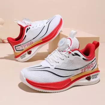 Осенние сетчатые детские кроссовки с вращающейся пряжкой, легкие, дышащие, спортивные, одноклассники, прилив, нескользящие, с мягкой подошвой, баскетбольные кроссовки 31 флуоресцентный зеленый