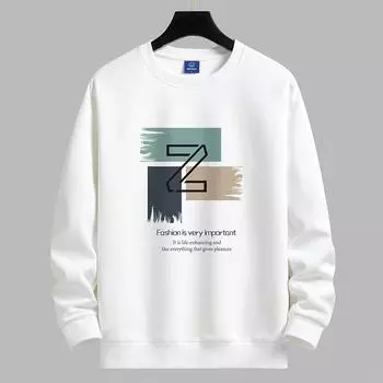 Осенние толстовки с капюшоном с круглым вырезом, мужские свободные толстовки больших размеров, модные повседневные теплые толстовки с длинными рукавами для мужчин M