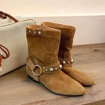 Осенние универсальные женские удобные кожаные ботильоны на низком каблуке, вечерние туфли, женские короткие ботинки в классическом стиле 35
