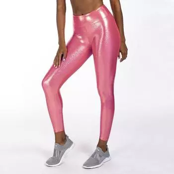 Осенние женские брюки для йоги с высокой талией, бронзовые однотонные брюки-карандаш, эластичные узкие брюки, леггинсы, длинные колготки XL золотистый