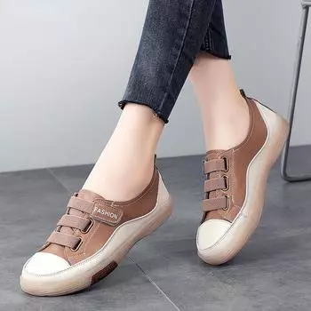 Осенние женские кроссовки для ходьбы Кроссовки для бега Ортопедические мокасины Женские мокасины Сшитые балетки Туфли для медсестер 35 чёрный