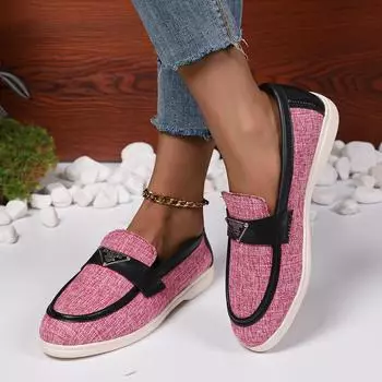 Осенние женские туфли на плоской подошве, большие размеры, холщовые мокасины, повседневная обувь для женщин, прогулочная обувь, кроссовки для активного отдыха, женские туфли на плоской подошве 35 бежевый